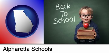 the back-to-school concept in Alpharetta, GA