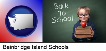 the back-to-school concept in Bainbridge Island, WA