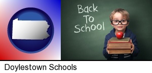 Doylestown, Pennsylvania - the back-to-school concept