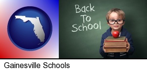 Gainesville, Florida - the back-to-school concept