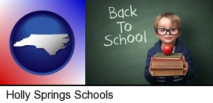 Holly Springs, North Carolina - the back-to-school concept