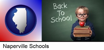 the back-to-school concept in Naperville, IL