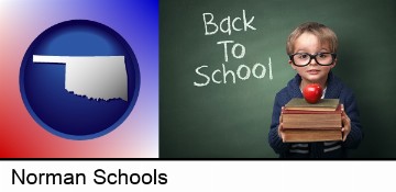 the back-to-school concept in Norman, OK