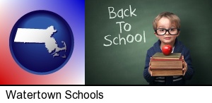 Watertown, Massachusetts - the back-to-school concept