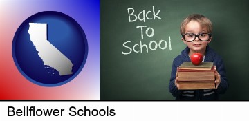 the back-to-school concept in Bellflower, CA
