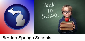 the back-to-school concept in Berrien Springs, MI