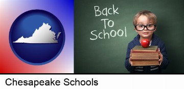 the back-to-school concept in Chesapeake, VA