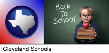 the back-to-school concept in Cleveland, TX