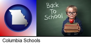 Columbia, Missouri - the back-to-school concept