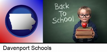 the back-to-school concept in Davenport, IA