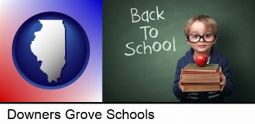 the back-to-school concept in Downers Grove, IL