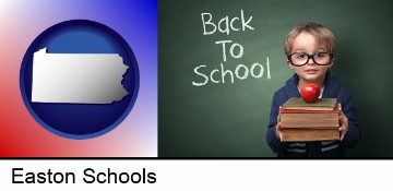 the back-to-school concept in Easton, PA