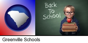 Greenville, South Carolina - the back-to-school concept