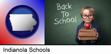 the back-to-school concept in Indianola, IA