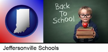 the back-to-school concept in Jeffersonville, IN