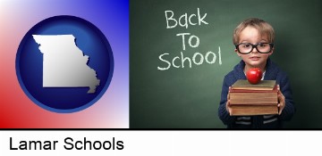 the back-to-school concept in Lamar, MO