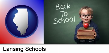 the back-to-school concept in Lansing, IL