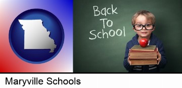 the back-to-school concept in Maryville, MO