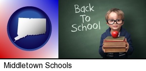 Middletown, Connecticut - the back-to-school concept