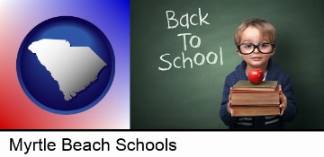 the back-to-school concept in Myrtle Beach, SC