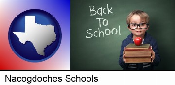 the back-to-school concept in Nacogdoches, TX