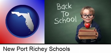 the back-to-school concept in New Port Richey, FL