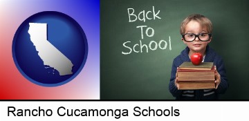 the back-to-school concept in Rancho Cucamonga, CA