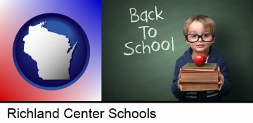 the back-to-school concept in Richland Center, WI