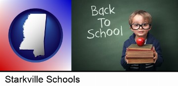 the back-to-school concept in Starkville, MS